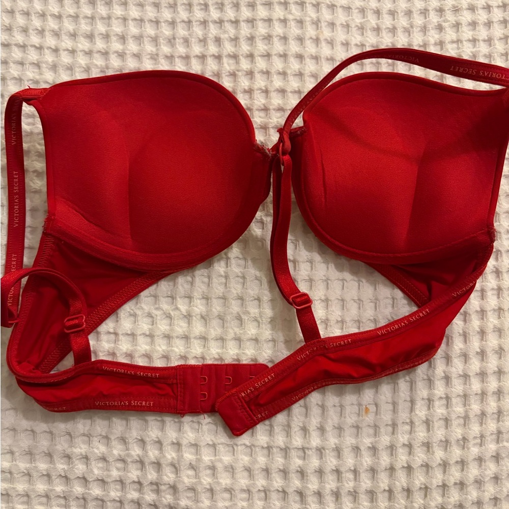 Victoria's Secret Red Push-Up Bra - Picture 2 of 2